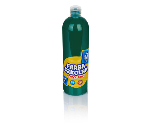 Astra School Paint Bottle 500ml, dark green