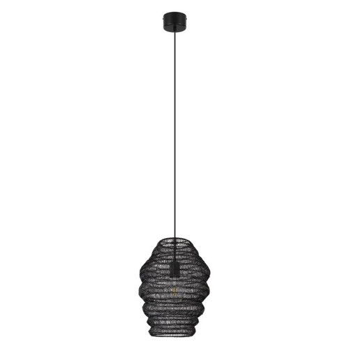 GoodHome Pendant Lamp Pepalu E27, black