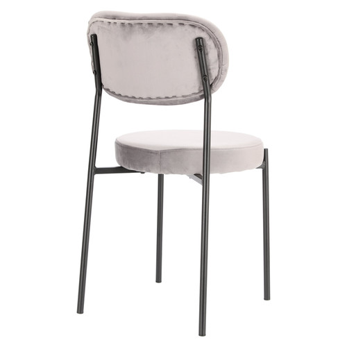 Chair Camile Velvet, grey