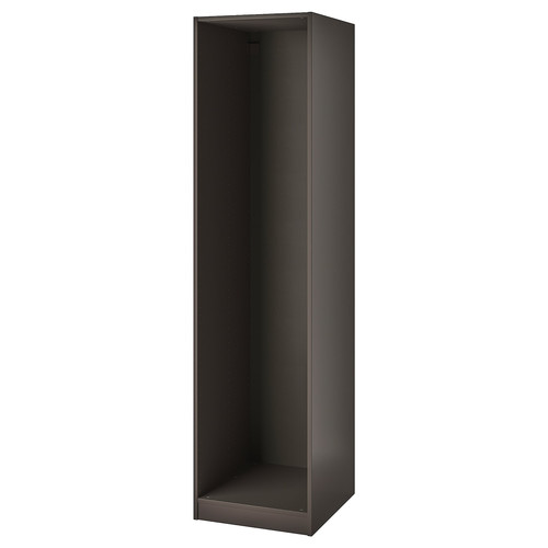 PAX Wardrobe frame, dark grey, 50x58x201 cm