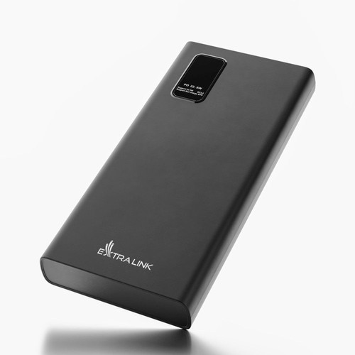 Extralink Power Bank Powerbank EPB-067B USB-C, black