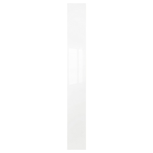 FARDAL Door, high-gloss white, 25x229 cm