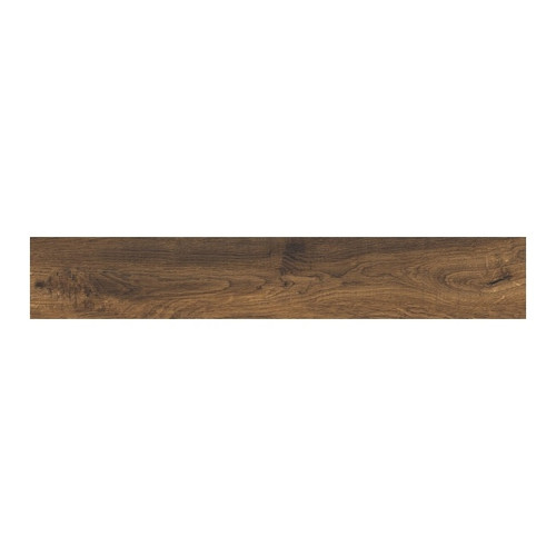 Gres Tile Wood Cersanit 14.7 x 89 cm, brown, 1.05 m2