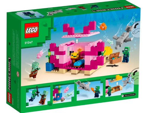 LEGO Minecratf The Axolotl House 7+