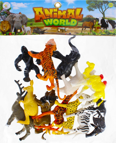 Animal World Set of Wild Animals 3+