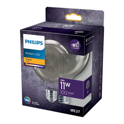 Philips Decorative LED Bulb G93 E27 100 lm 1800 K