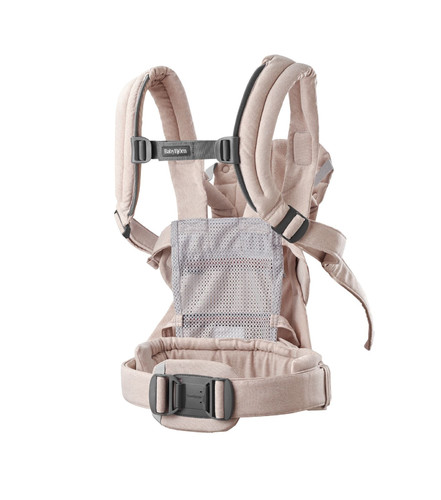 BABYBJORN Baby Carrier Harmony, Woven, Light pink mélange