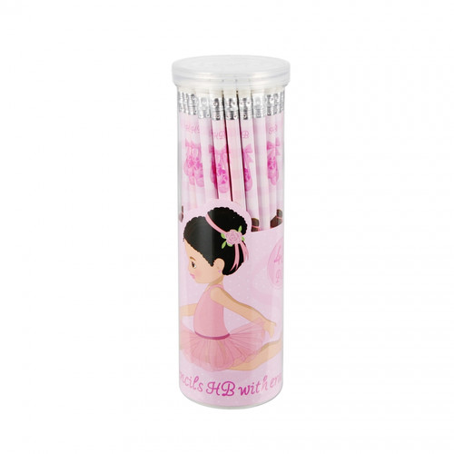 Starpak Pencil with Eraser Ballerina 48pcs