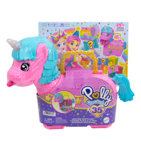 Polly Pocket Unicorn Partyland Playset HYD96 4+