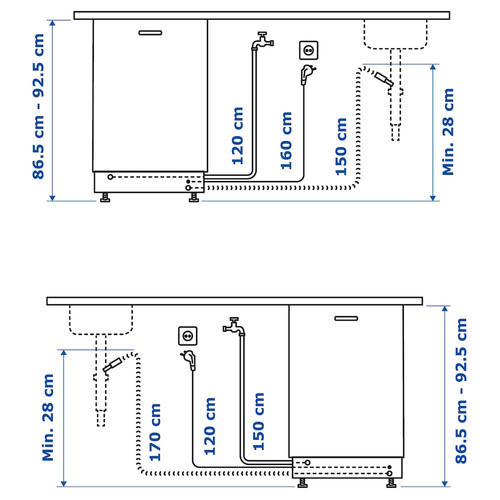 KALLBODA Integrated dishwasher, IKEA 700, 60 cm