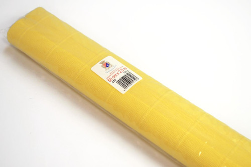 Crepe Paper 50x250cm, yellow