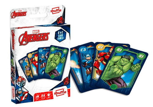 Cartamundi Marvel Avengers 4in1 Card Games 4+