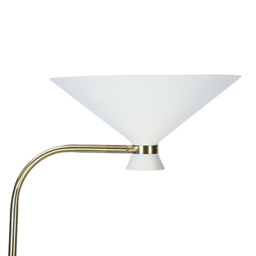 GoodHome Floor Lamp Apennin E27, white