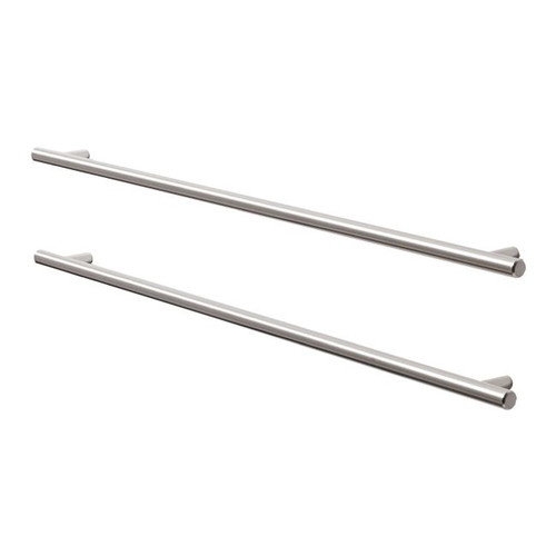 GoodHome T-bar Cabinet Handle Annatto 510 mm, silver, 2 pack