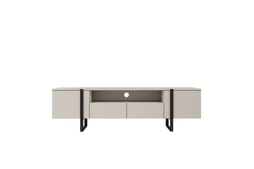 TV Cabinet Verica 200 cm, cashmere/black legs