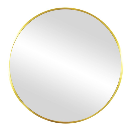 Mirror Round Sepio 70 cm, glossy gold