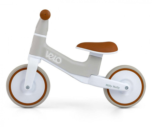 Milly Mally Balance Bike Velo, brown, 18m+