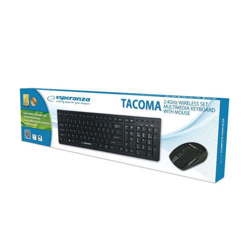 Esperanza Wireless Keyboard and Mouse Set Tacoma