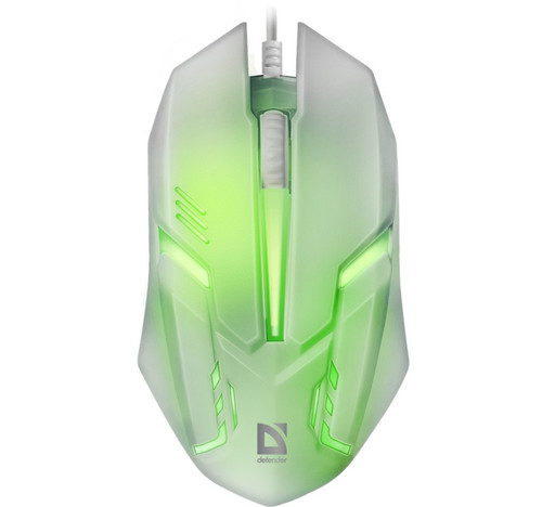 Defender Optical Wired Mouse 1200DPI CYBER MB560L, white