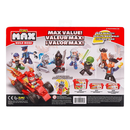 Zuru Max Build Blocks - Figures Set 15pcs 3+