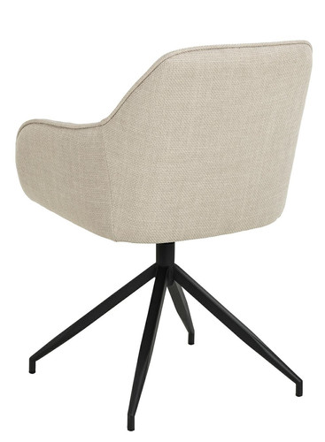 Upholstered Swivel Chair Brenda, beige