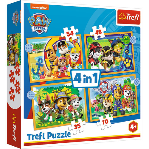 Trefl Children's Puzzle 4in1 Paw Patrol 4+