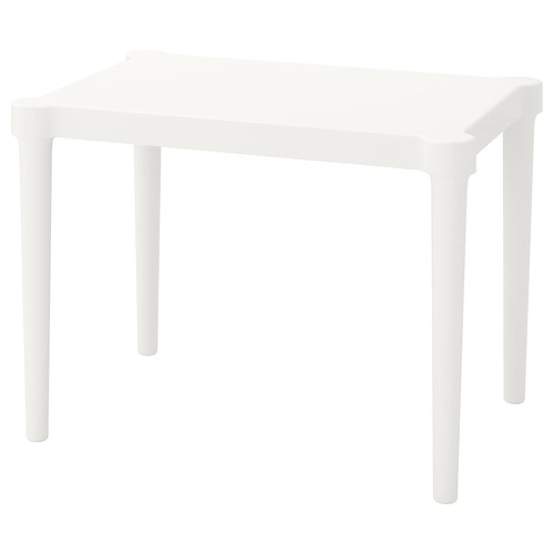 UTTER Children's table, in/outdoor, white