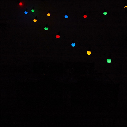 Outdoor LED Light Garland 20 LED, multicolour