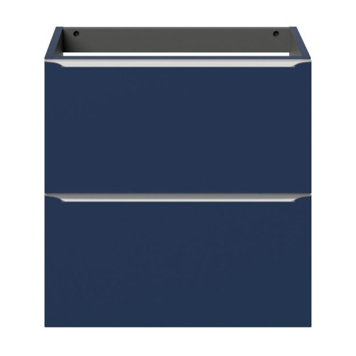 Goodhome Wall-mounted Basin Cabinet Imandra Slim 60cm, matt dark blue