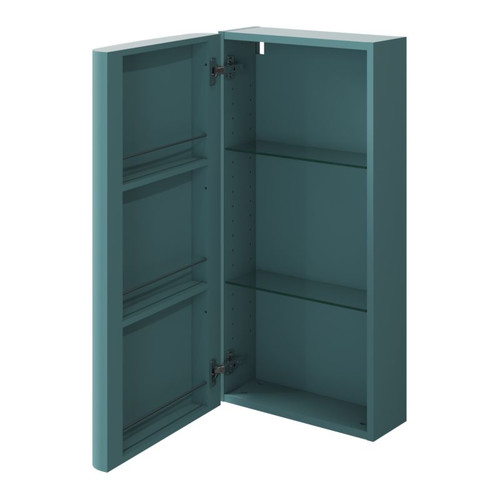 GoodHome Wall-mounted Bathroom Cabinet Himalia 80 cm, green