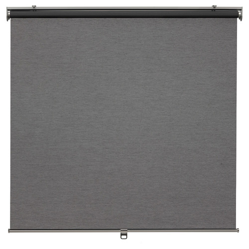 SKOGSKLÖVER Roller blind, grey, 120x195 cm