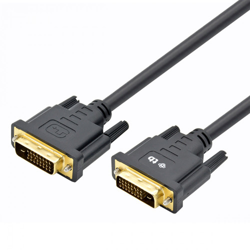 TB DVI Cable M 24 + 1 1.8m, black, gold plated