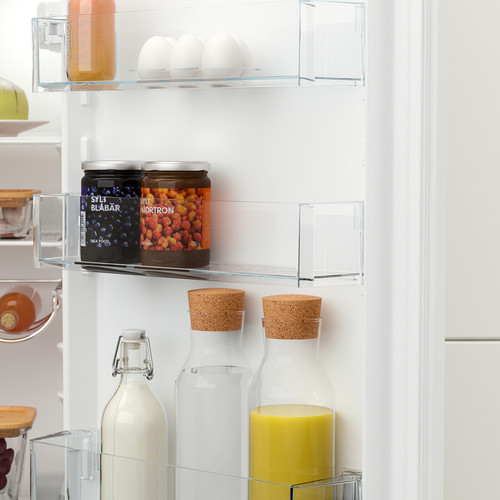 FÖRKYLD Fridge with freezer compartment, IKEA 500 integrated, 174/14 l