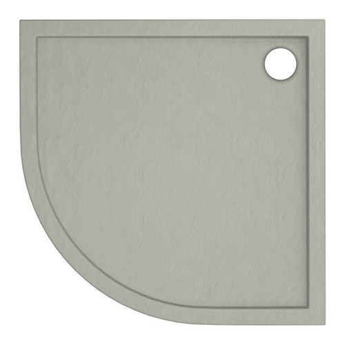 Acrylic Shower Tray Alta 80 x 4.5 cm, concrete