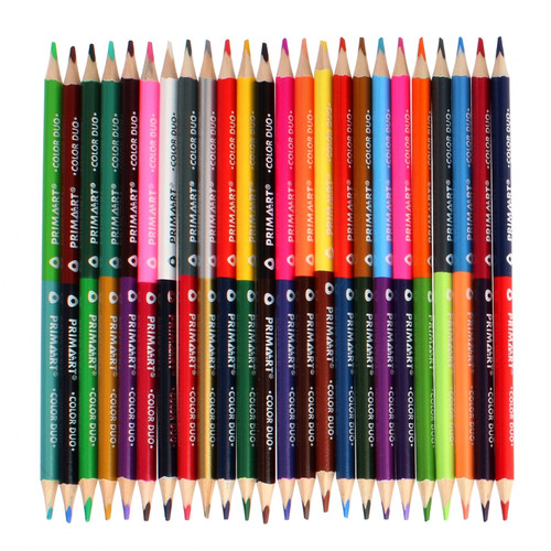 Prima Art Triangular Double-Sided Colour Pencils 24pcs 48 Colours