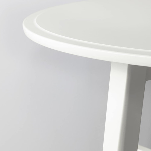 KRAGSTA Coffee table, white, 90 cm