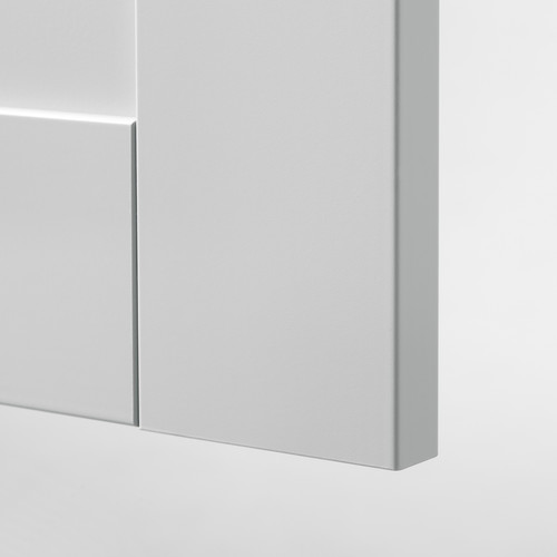 KNOXHULT Kitchen, grey, 220x61x220 cm