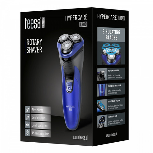 Men's Rotary Shaver HYPERCARE T300, blue