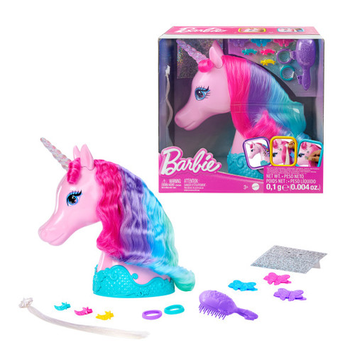 Barbie Styling Head Unicorn HMD83 3+