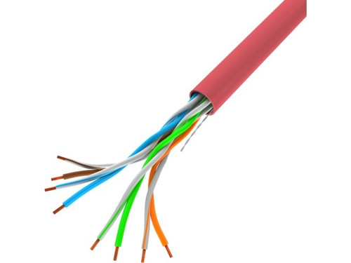 Lanberg LAN Cable UTP Cat.5E CU LCU5-12CU-0305-R 305m, red