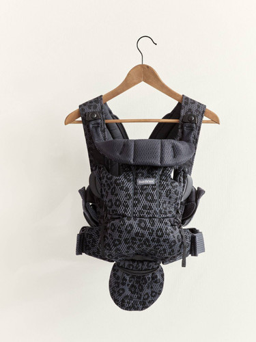 BABYBJÖRN - Baby Carrier Move - Anthracite/Leopard, 3D Mesh 0-15m