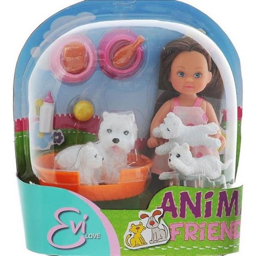 Simba Evi Love Doll 12cm with Animals, 1pc, assorted models, 3+