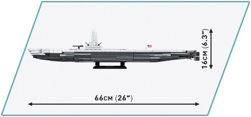 Cobi Blocks USS Tang SS-306 777pcs 8+