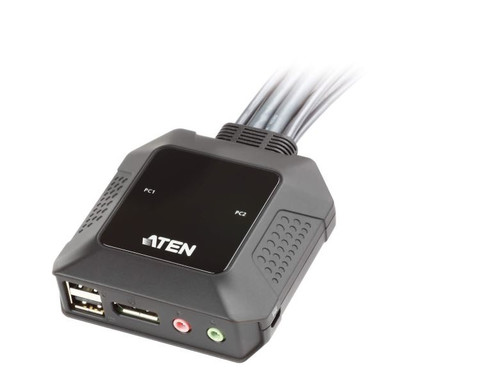 ATEN Cable 2-Port USB DP KVM Switch CS22DP