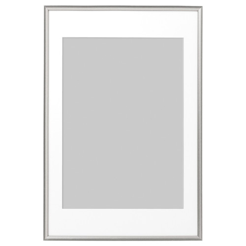 SILVERHÖJDEN Frame, silver-colour, 61x91 cm