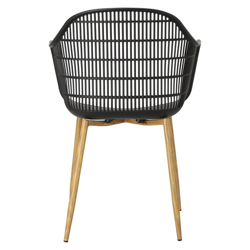 Chair Becker, black/natural