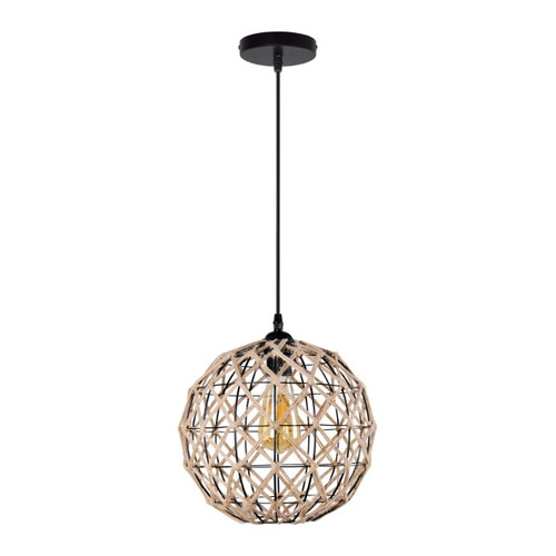 Pendant Lamp Goldlux Umea E27, bamboo