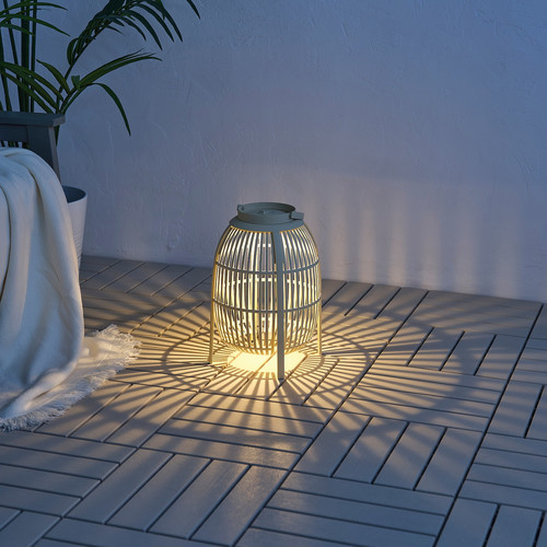 SOLVINDEN LED floor lamp, battery-operated/outdoor, 35 cm