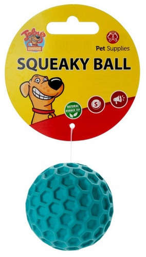 Toby's Choice Dog Squeaky Ball Small, 1pc, assorted colours