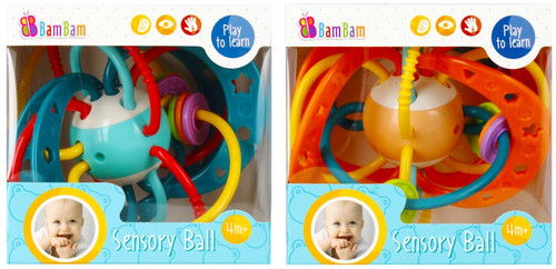 Bam Bam Activity Sensory Ball, random colours, 4m+